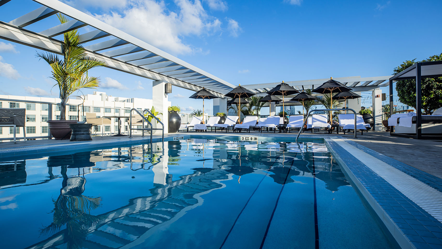 Image of pool in daylight