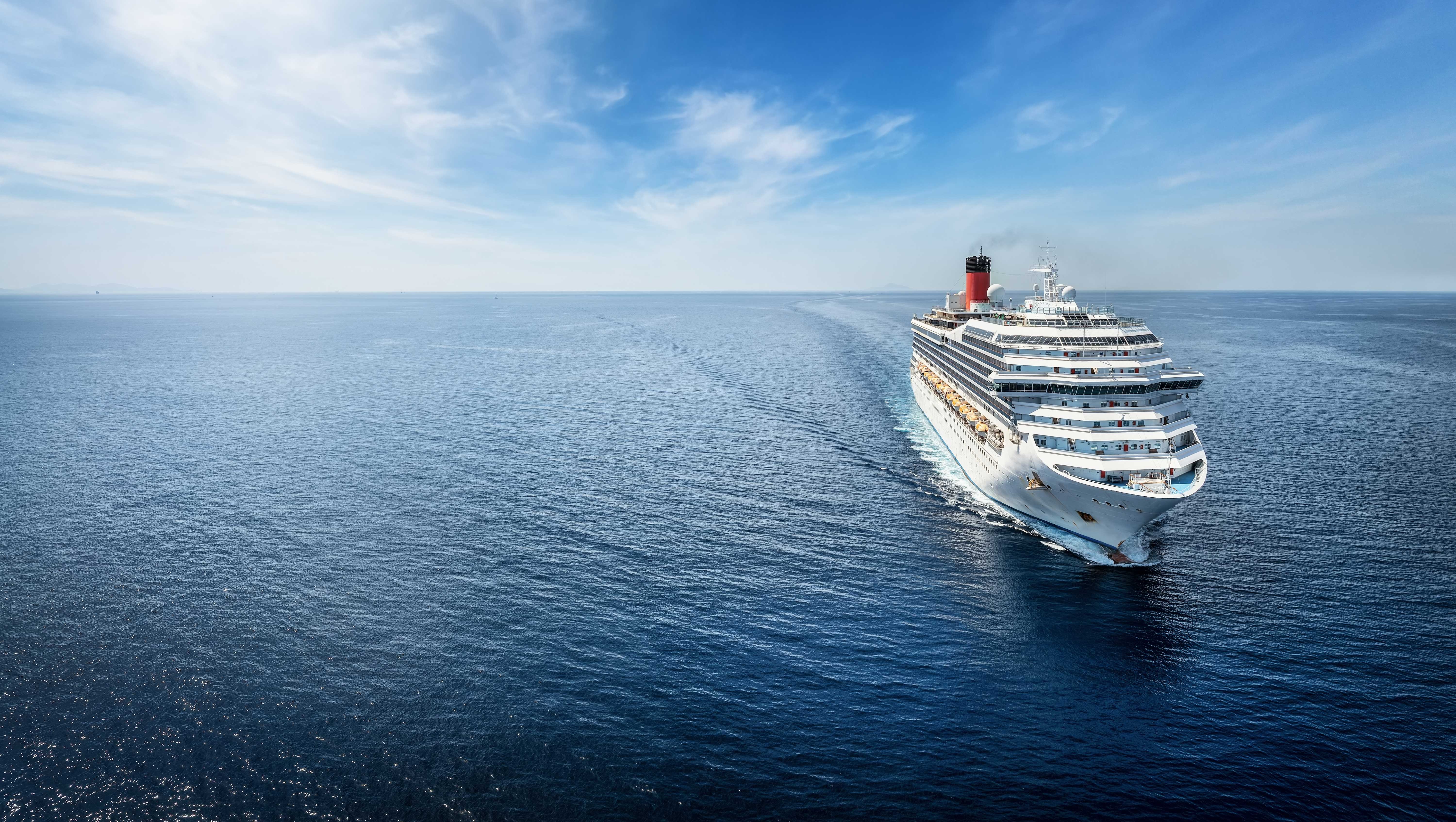 Cruise Ship at Sea